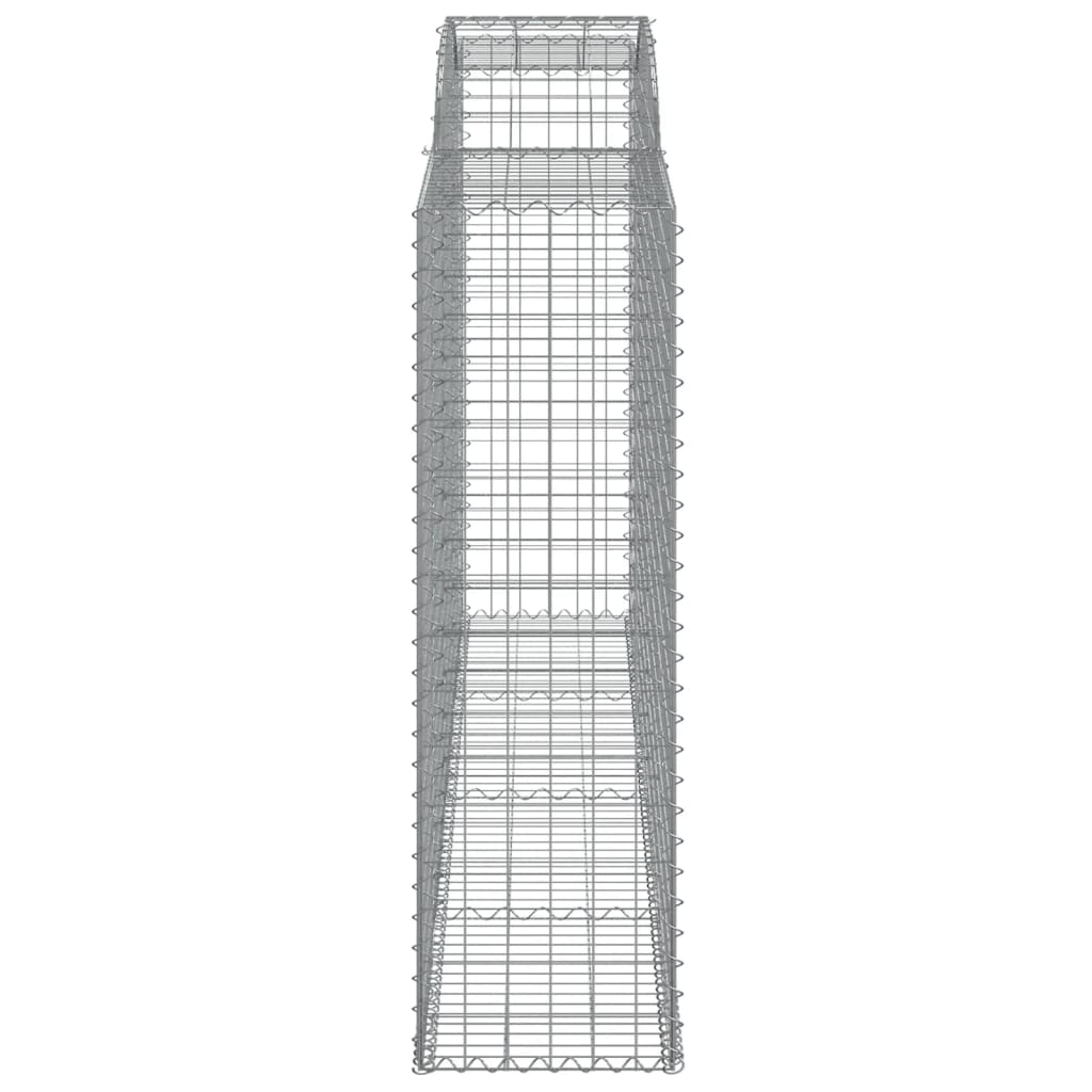 7 db íves horganyzott vas gabion kosár 300x50x160/180 cm 5