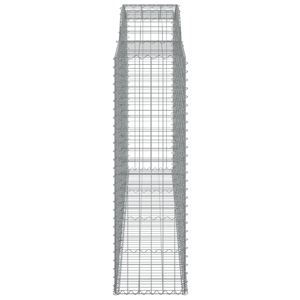 9 db íves horganyzott vas gabion kosár 300x50x160/180 cm 5