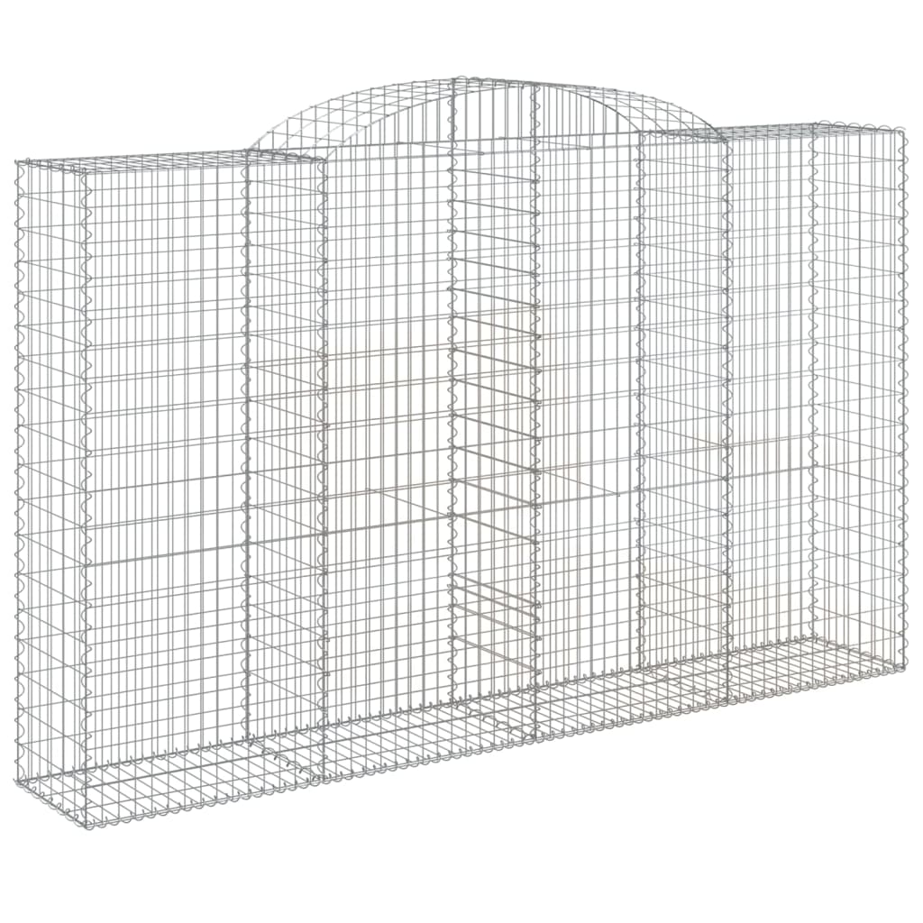 10 db íves horganyzott vas gabion kosár 300x50x180/200 cm 3