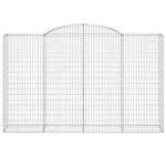 10 db íves horganyzott vas gabion kosár 300x50x180/200 cm 4