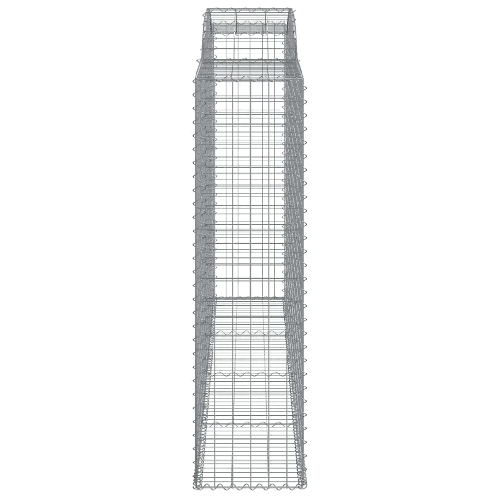 10 db íves horganyzott vas gabion kosár 300x50x180/200 cm 5