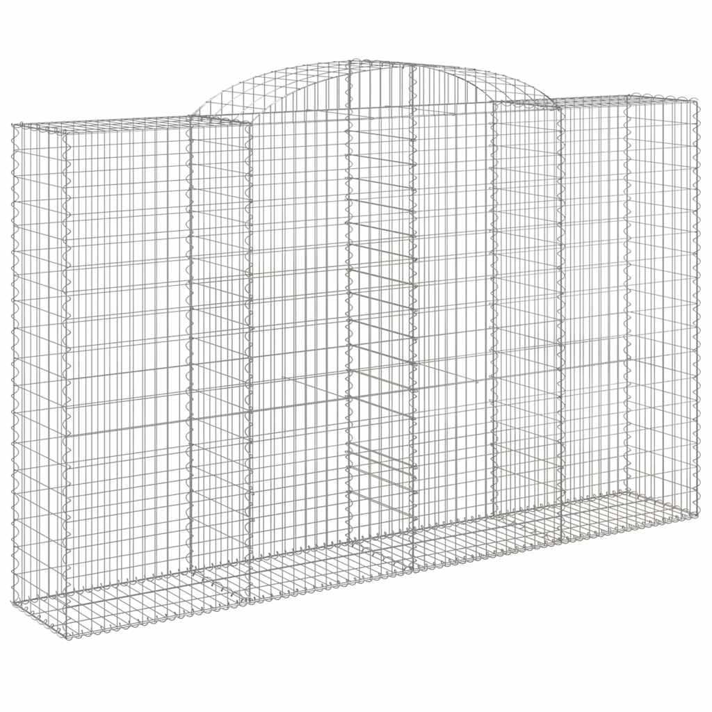 15 db íves horganyzott vas gabion kosár 300x50x180/200 cm 3