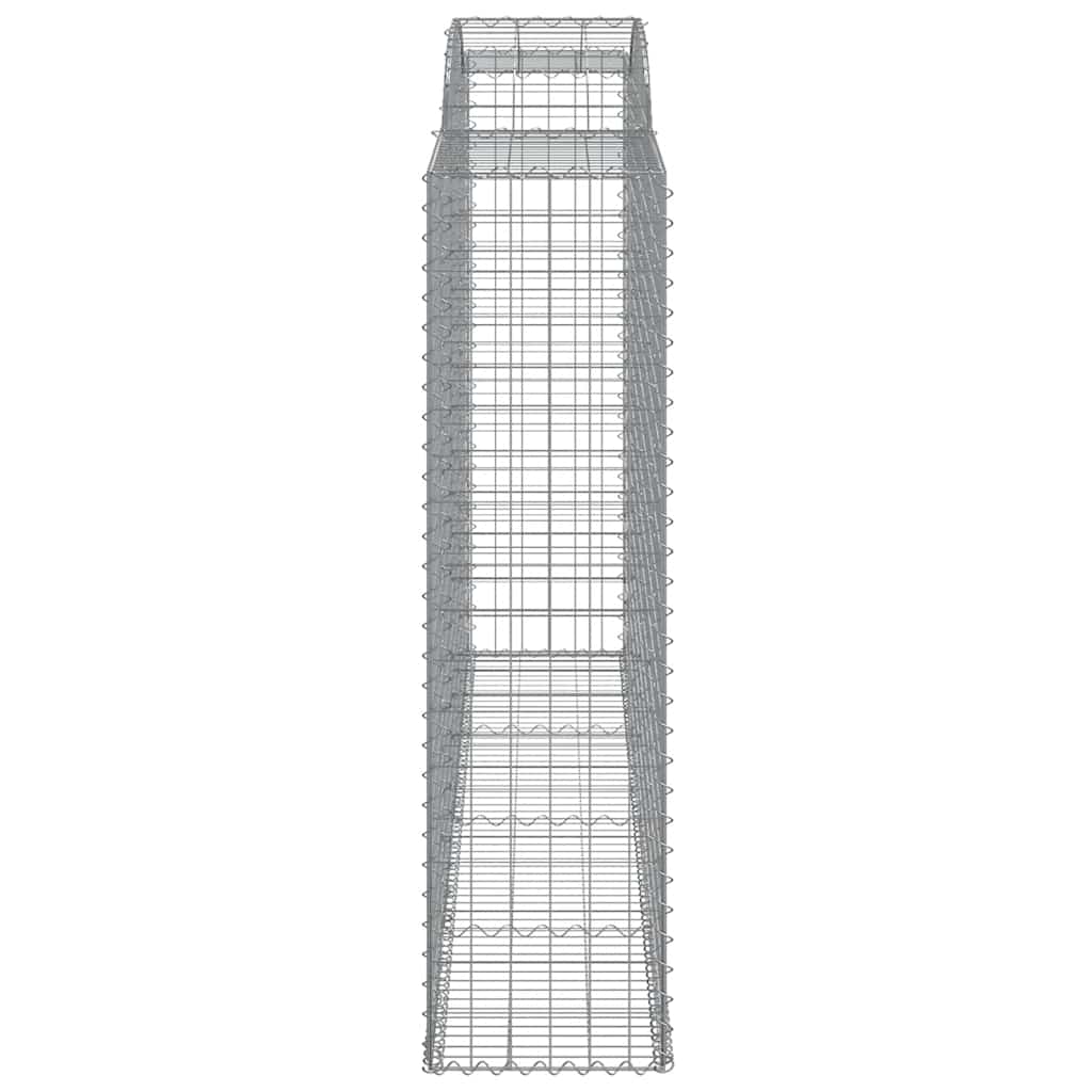 15 db íves horganyzott vas gabion kosár 300x50x180/200 cm 5