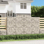 15 db íves horganyzott vas gabion kosár 300x50x180/200 cm