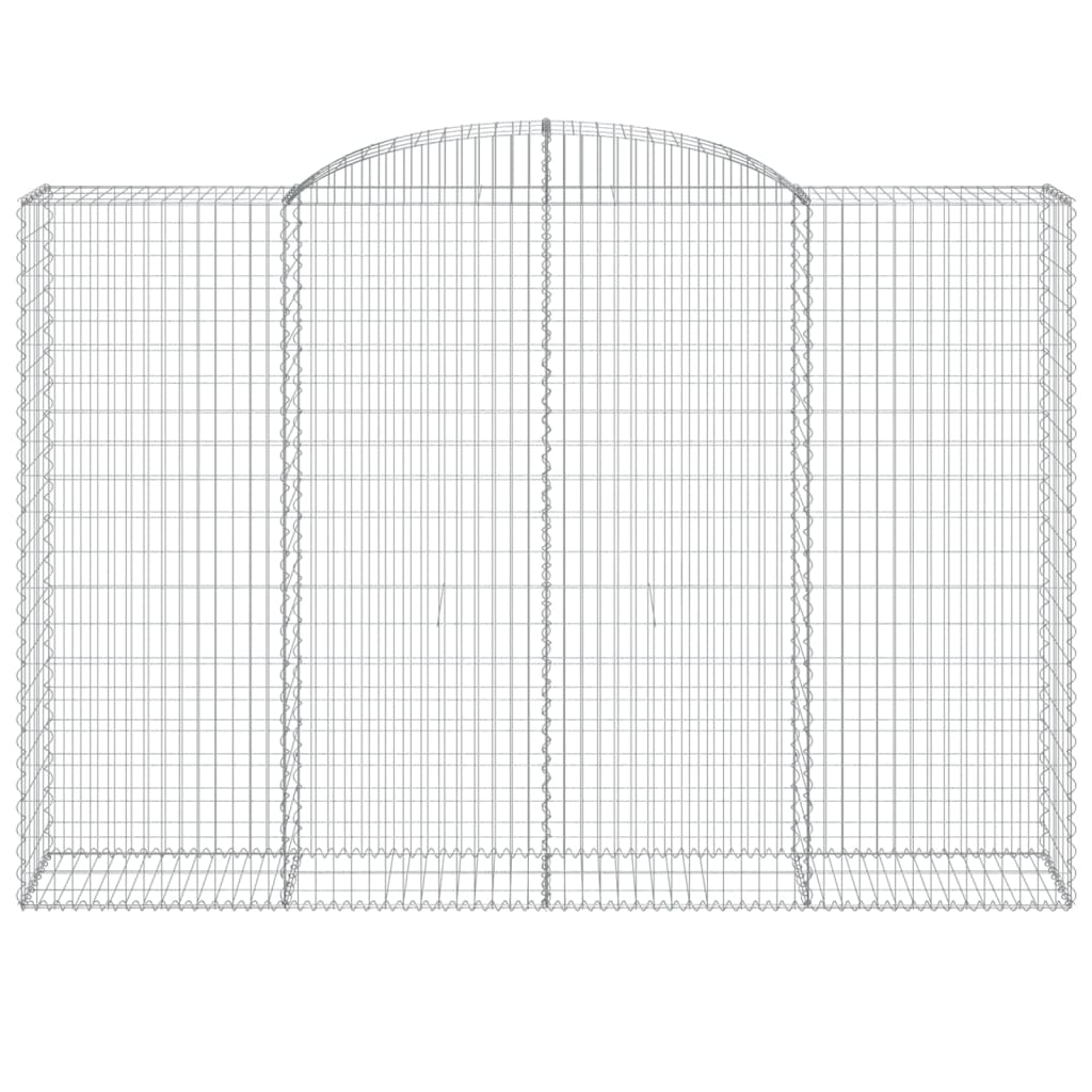 4 db íves horganyzott vas gabion kosár 300x50x200/220 cm 4