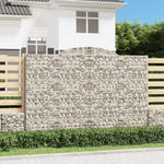 8 db íves horganyzott vas gabion kosár 300x50x200/220 cm
