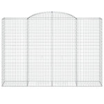 9 db íves horganyzott vas gabion kosár 300x50x200/220 cm 4