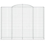 6 db íves horganyzott vas gabion kosár 300x50x220/240 cm 4