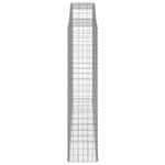 6 db íves horganyzott vas gabion kosár 300x50x220/240 cm 5