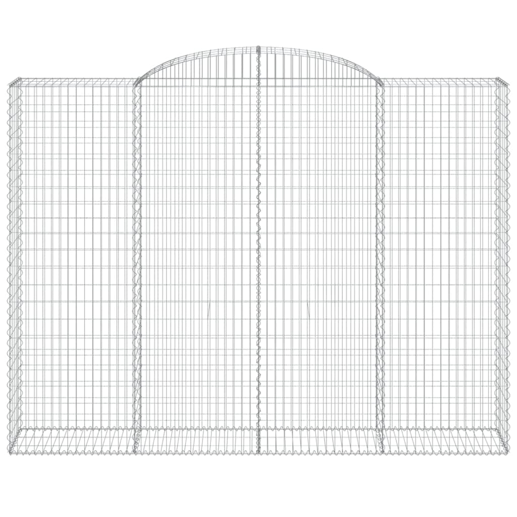 10 db íves horganyzott vas gabion kosár 300x50x220/240 cm 4