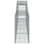 7 db íves horganyzott vas gabion kosár 400x30x60/80 cm 5