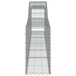 9 db íves horganyzott vas gabion kosár 400x30x60/80 cm 5