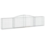 2 db íves horganyzott vas gabion kosár 400x30x80/100 cm 3