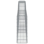 2 db íves horganyzott vas gabion kosár 400x30x80/100 cm 5