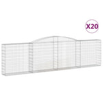 20 db íves horganyzott vas gabion kosár 400x30x100/120 cm 2