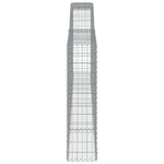 4 db íves horganyzott vas gabion kosár 400x30x120/140 cm 5