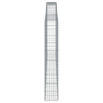 5 db íves horganyzott vas gabion kosár 400x30x180/200 cm 5