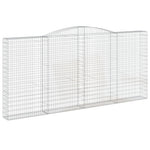 15 db íves horganyzott vas gabion kosár 400x30x180/200 cm 3
