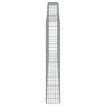 15 db íves horganyzott vas gabion kosár 400x30x180/200 cm 5