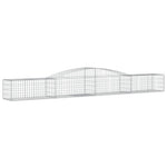 25 db íves horganyzott vas gabion kosár 400x50x40/60 cm 3