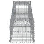 25 db íves horganyzott vas gabion kosár 400x50x40/60 cm 5