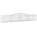 5 db íves horganyzott vas gabion kosár 400x50x60/80 cm 3