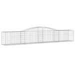 10 db íves horganyzott vas gabion kosár 400x50x60/80 cm 3