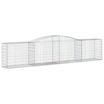 5 db íves horganyzott vas gabion kosár 400x50x80/100 cm 3