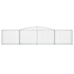 5 db íves horganyzott vas gabion kosár 400x50x80/100 cm 4