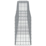 5 db íves horganyzott vas gabion kosár 400x50x80/100 cm 5