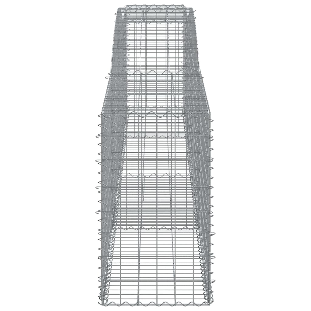 5 db íves horganyzott vas gabion kosár 400x50x80/100 cm 5
