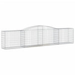 8 db íves horganyzott vas gabion kosár 400x50x80/100 cm 3