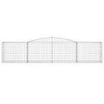 8 db íves horganyzott vas gabion kosár 400x50x80/100 cm 4