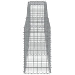 8 db íves horganyzott vas gabion kosár 400x50x80/100 cm 5