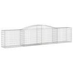 15 db íves horganyzott vas gabion kosár 400x50x80/100 cm 3