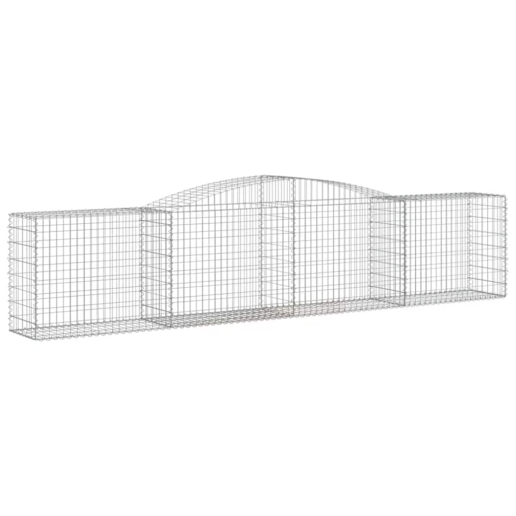 15 db íves horganyzott vas gabion kosár 400x50x80/100 cm 3