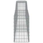 15 db íves horganyzott vas gabion kosár 400x50x80/100 cm 5