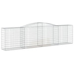 5 db íves horganyzott vas gabion kosár 400x50x100/120 cm 3