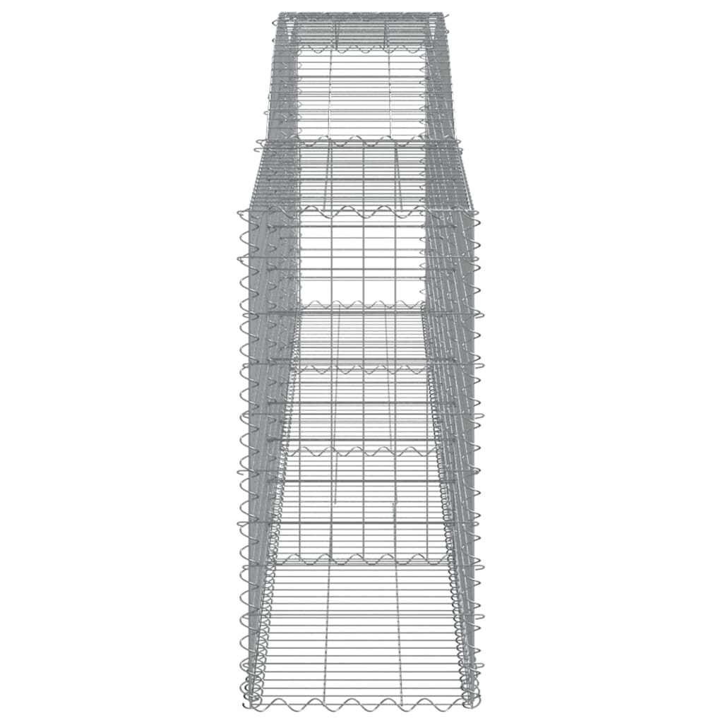 5 db íves horganyzott vas gabion kosár 400x50x100/120 cm 5