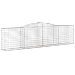 15 db íves horganyzott vas gabion kosár 400x50x100/120 cm 3