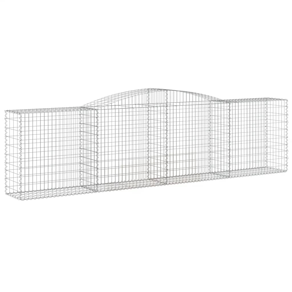 15 db íves horganyzott vas gabion kosár 400x50x100/120 cm 3
