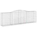 4 db íves horganyzott vas gabion kosár 400x50x120/140 cm 3
