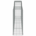 6 db íves horganyzott vas gabion kosár 400x50x120/140 cm 5
