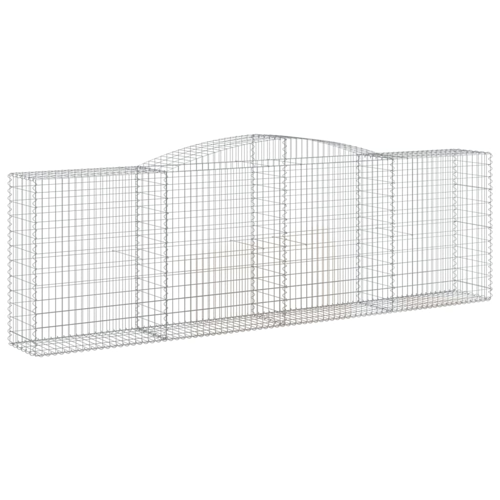 25 db íves horganyzott vas gabion kosár 400x50x120/140 cm 3