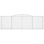 25 db íves horganyzott vas gabion kosár 400x50x120/140 cm 4