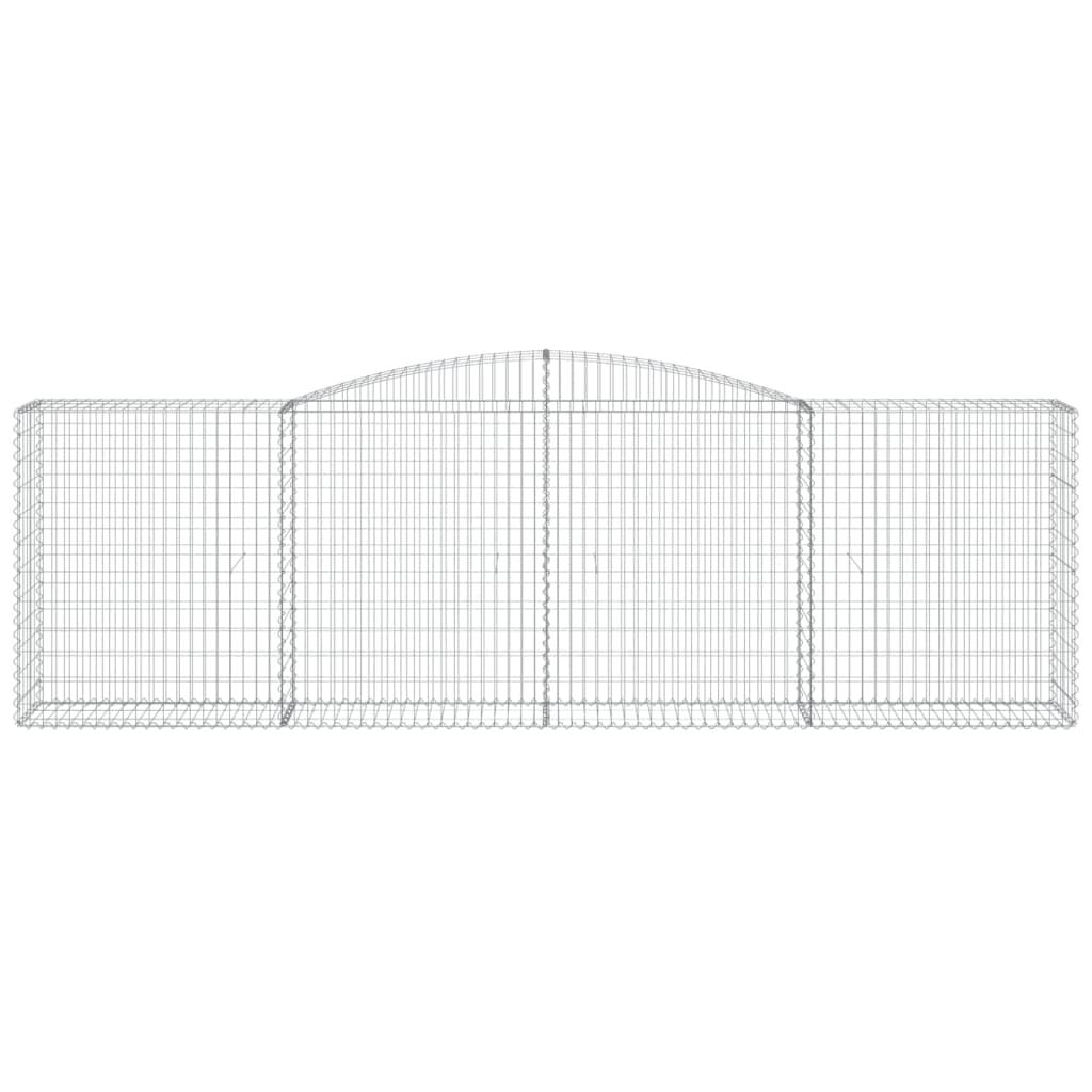 25 db íves horganyzott vas gabion kosár 400x50x120/140 cm 4