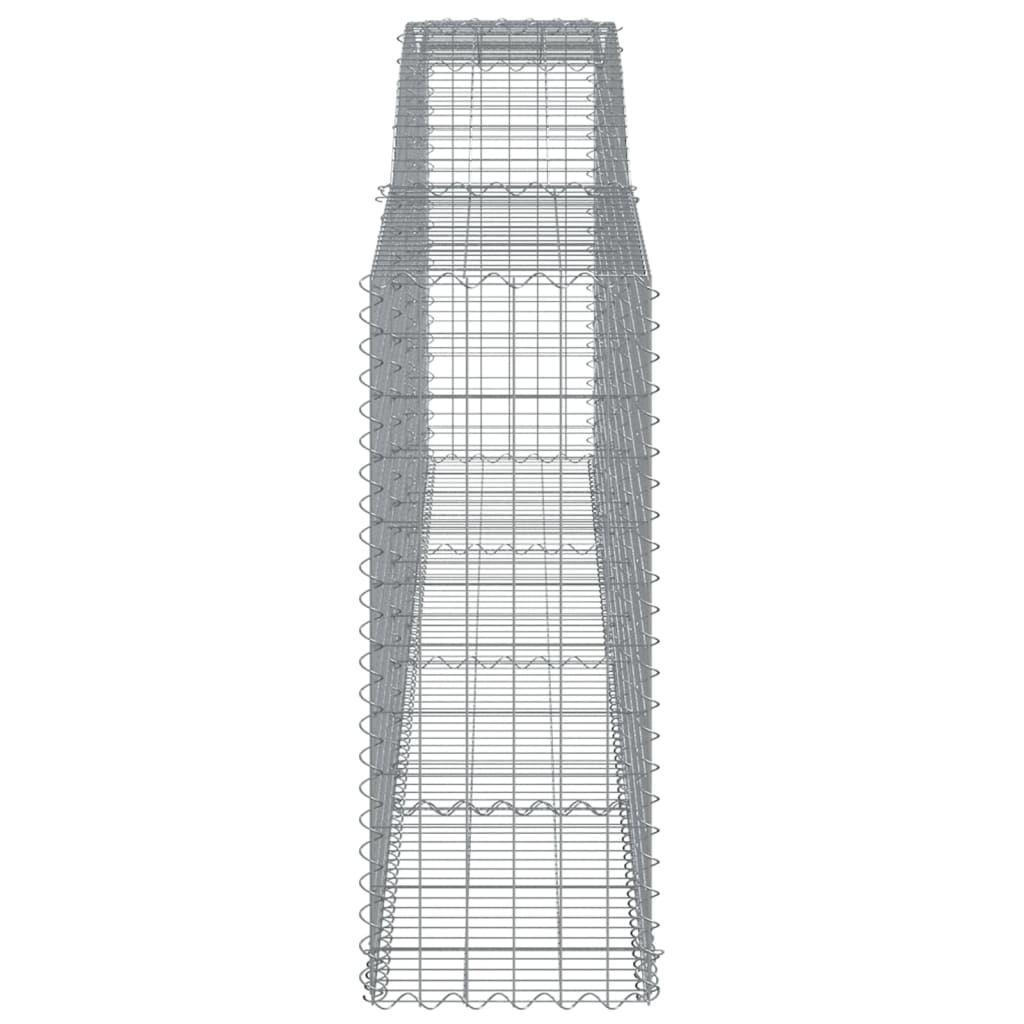 25 db íves horganyzott vas gabion kosár 400x50x120/140 cm 5