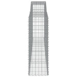 2 db íves horganyzott vas gabion kosár 400x50x140/160 cm 5