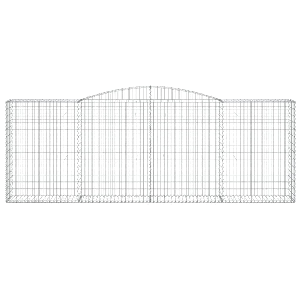 20 db íves horganyzott vas gabion kosár 400x50x140/160 cm 4