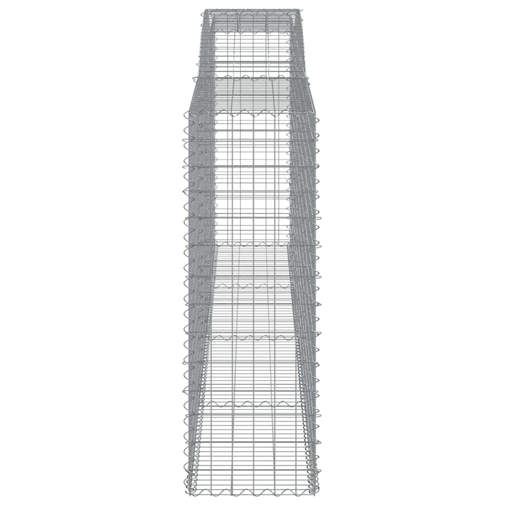 20 db íves horganyzott vas gabion kosár 400x50x140/160 cm 5